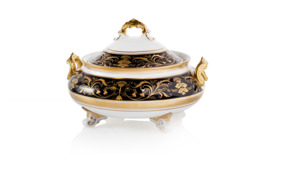 Супница Royal Crown Derby Редженси, черный 3,4 л