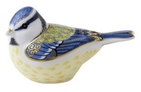 Пресс-папье Royal Crown Derby Голубая синица 10см