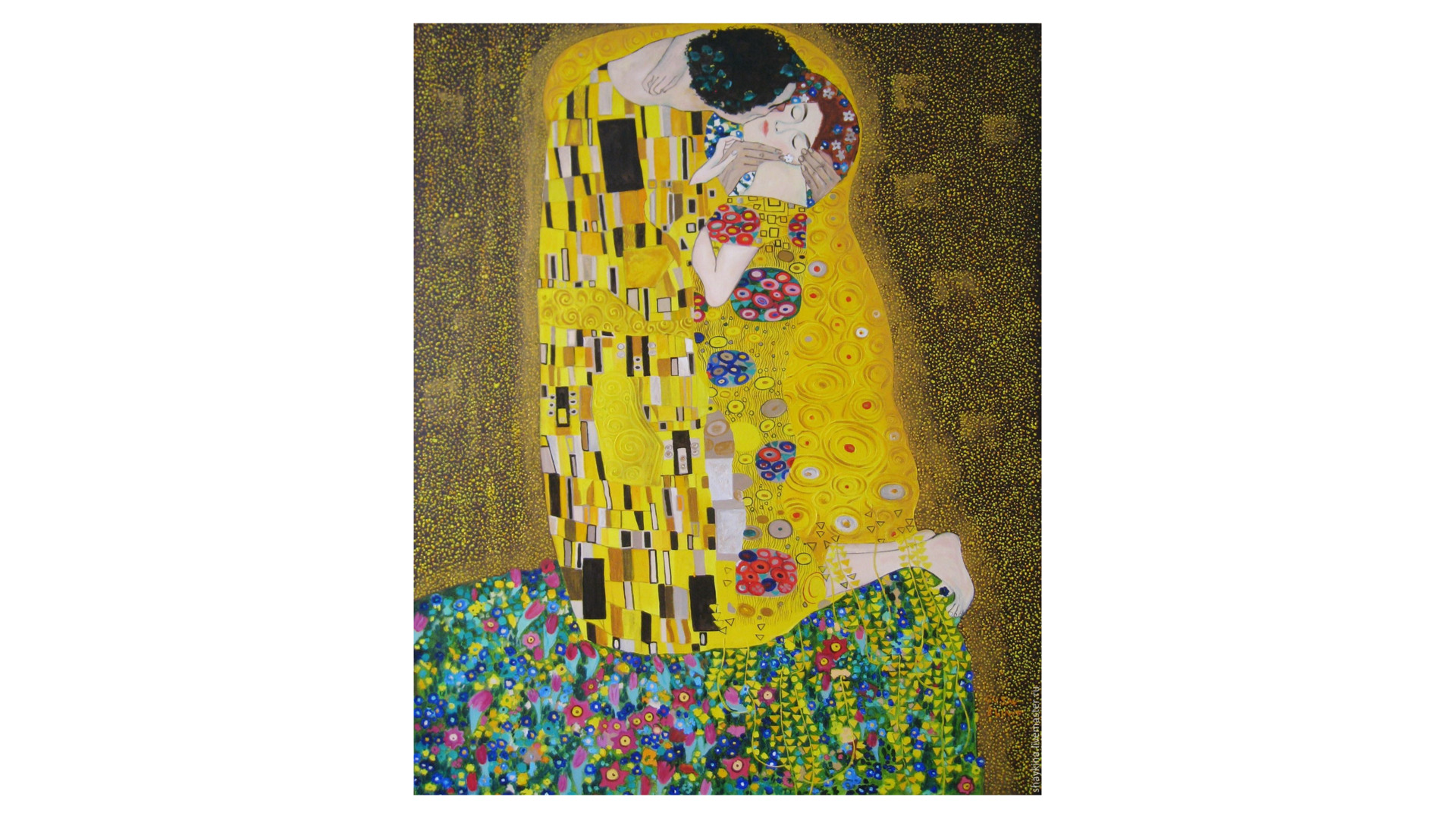 Картина 28х34см "Поцелуй" Климт