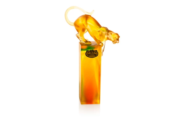 Фигурка Cristal de Paris Леопард 23 см, хрустальное тесто