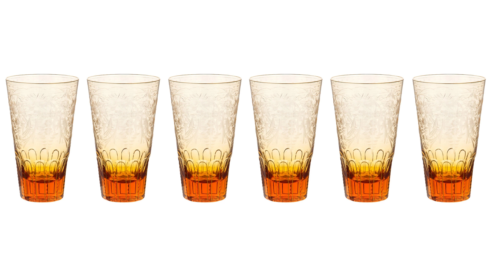 Набор из 6 стаканов для воды Moser Махарани 240 мл