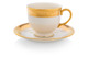 Чашка чайная с блюдцем Lenox Вестчестер 200 мл, фарфор костяной