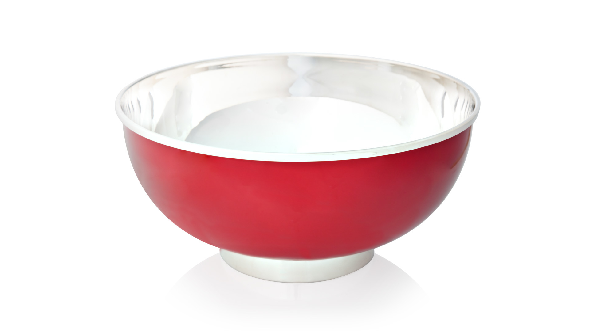 Чаша круглая 26см Schiavon Дизайн-микс, красный лак
