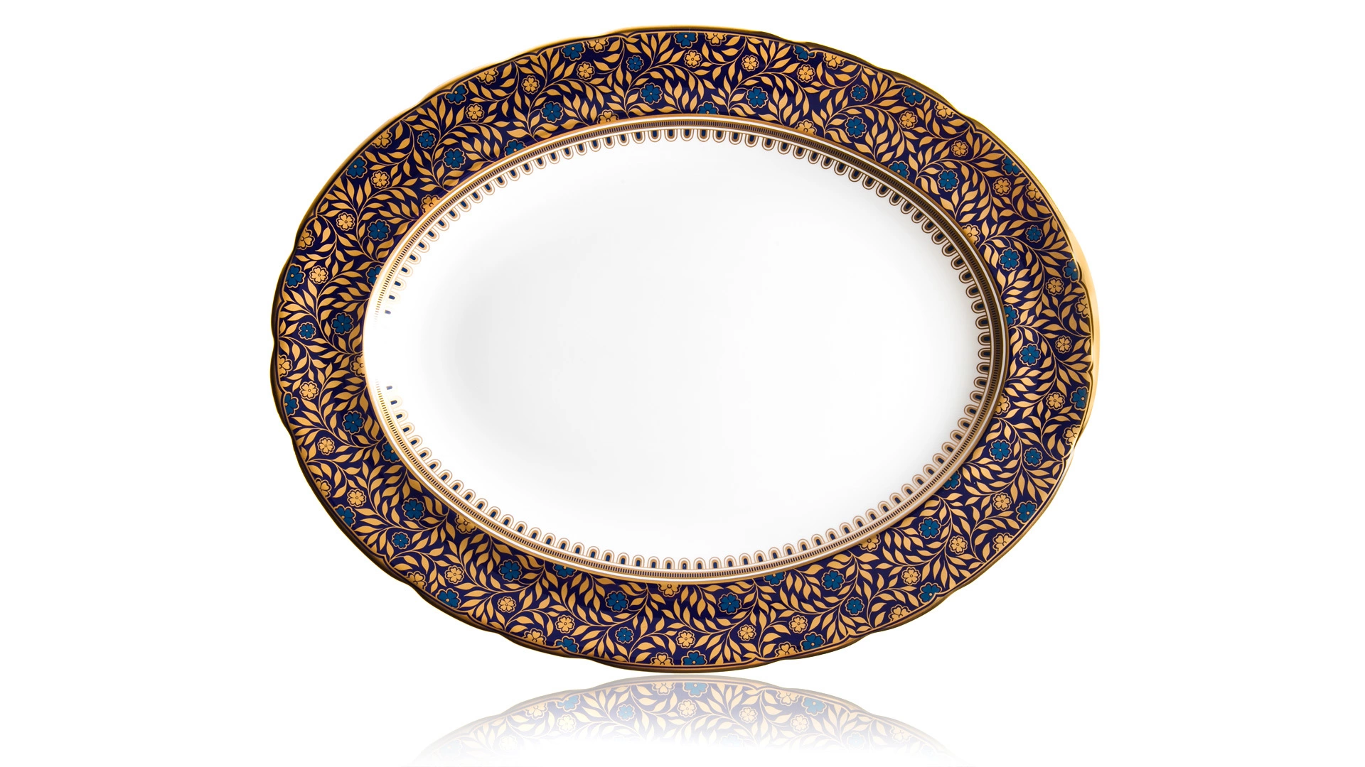 Блюдо овальное Royal Crown Derby Садбери 33см