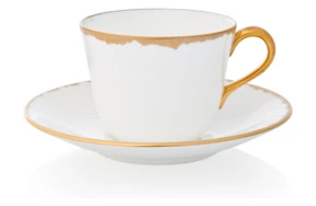 Чашка чайная с блюдцем Royal Crown Derby Рюши 170мл