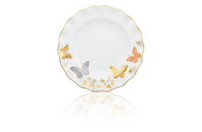 Тарелка закусочная Royal Crown Derby Королевская бабочка 21,5см (цветная)