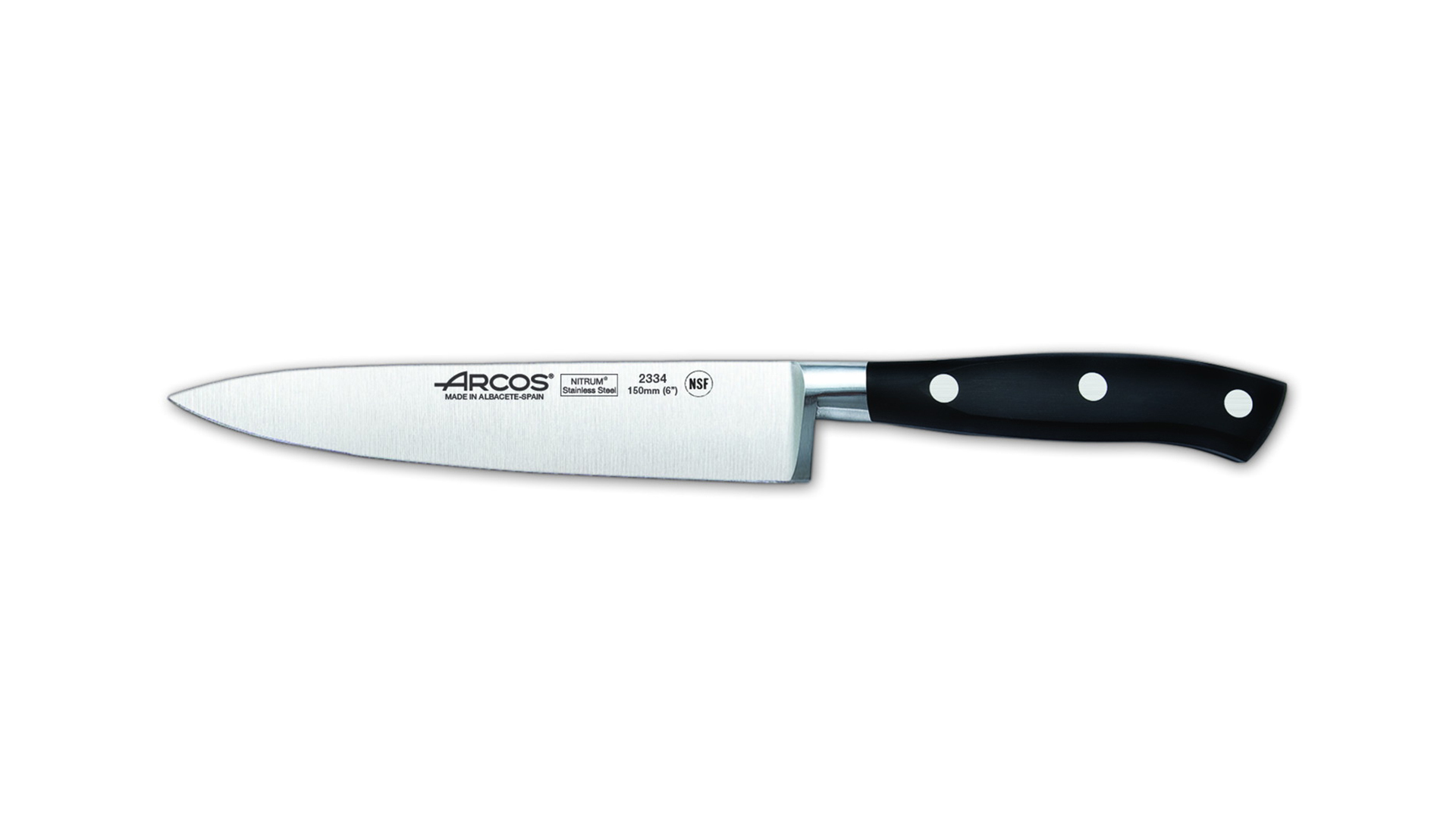 Нож кухонный Шеф Arcos Riviera 15 см, кованая сталь
