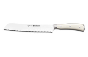 Нож для хлеба Wuesthof Ikon Cream White 20 см, сталь кованая