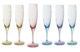 Набор фужеров для шампанского Moser Оптик 200 мл, 6 цветов, 6 шт