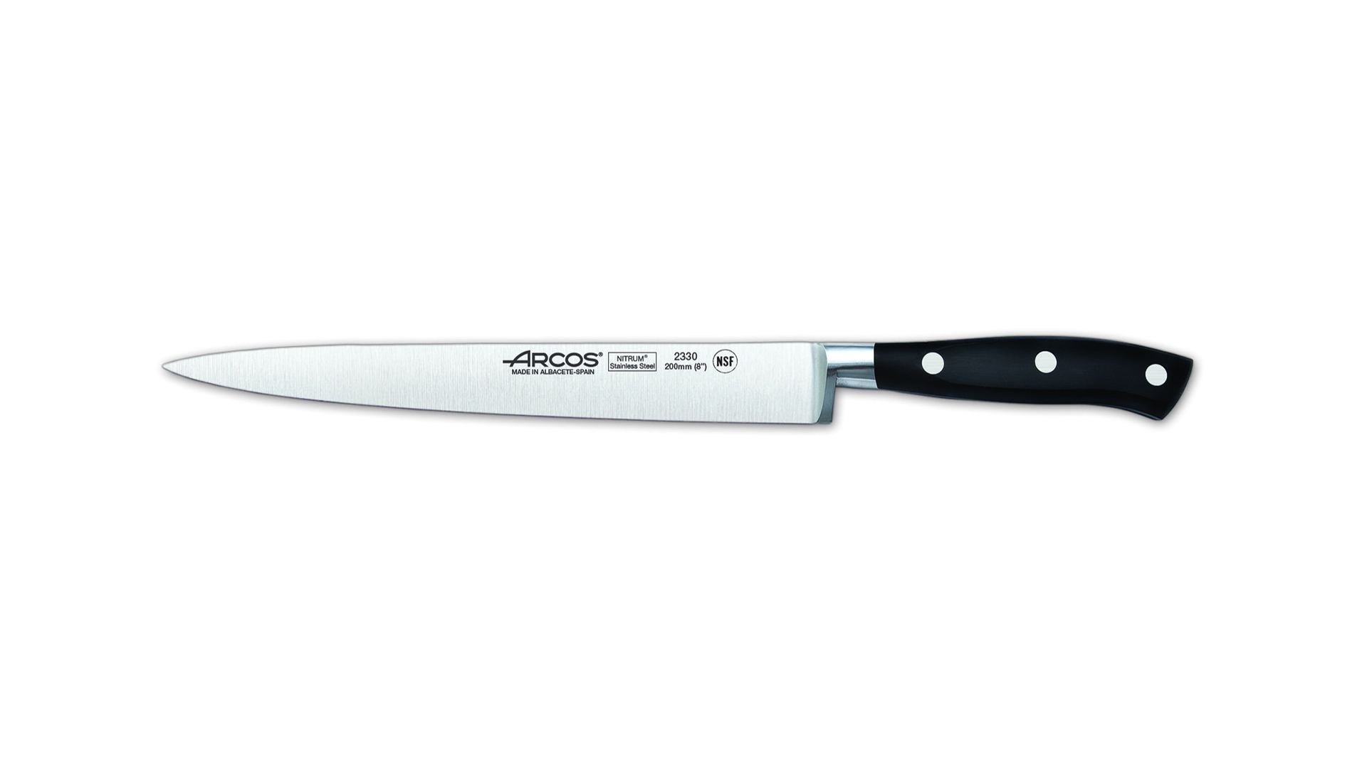 Нож кухонный для резки мяса Arcos "Riviera" 20см, кованая сталь