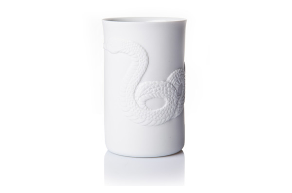 Чашка-бокал для горячих напитков Furstenberg Змея, белый