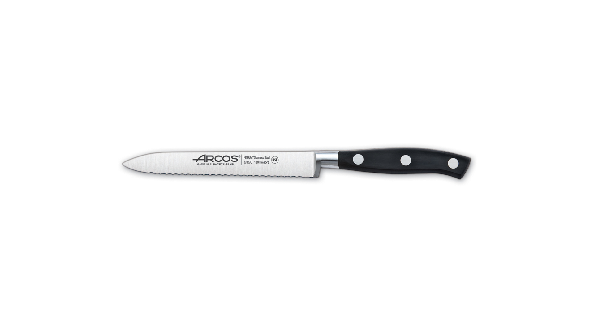 Нож кухонный для помидоров и салями Arcos "Riviera" 13см, кованая сталь