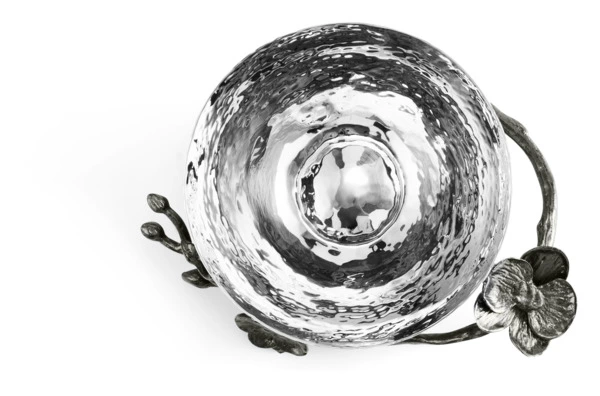 Чаша для орехов Michael Aram Чёрная орхидея 15 см, сталь нержавеющая