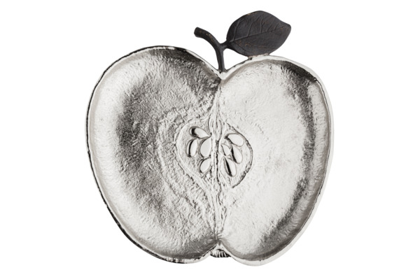 Блюдо-яблоко Michael Aram Яблоко 25 см, латунь, серебристое