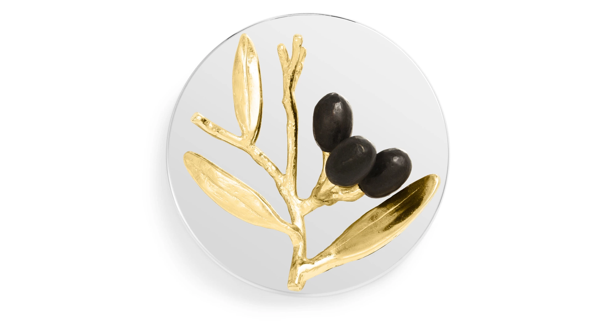 Свеча Michael Aram Золотая оливковая ветвь 12,5 см