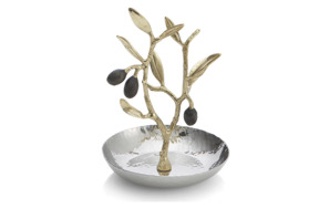 Подставка для колец Michael Aram Золотая оливковая ветвь 10 см