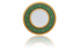 Тарелка подстановочная JL Coquet Царица 30 см, зеленая