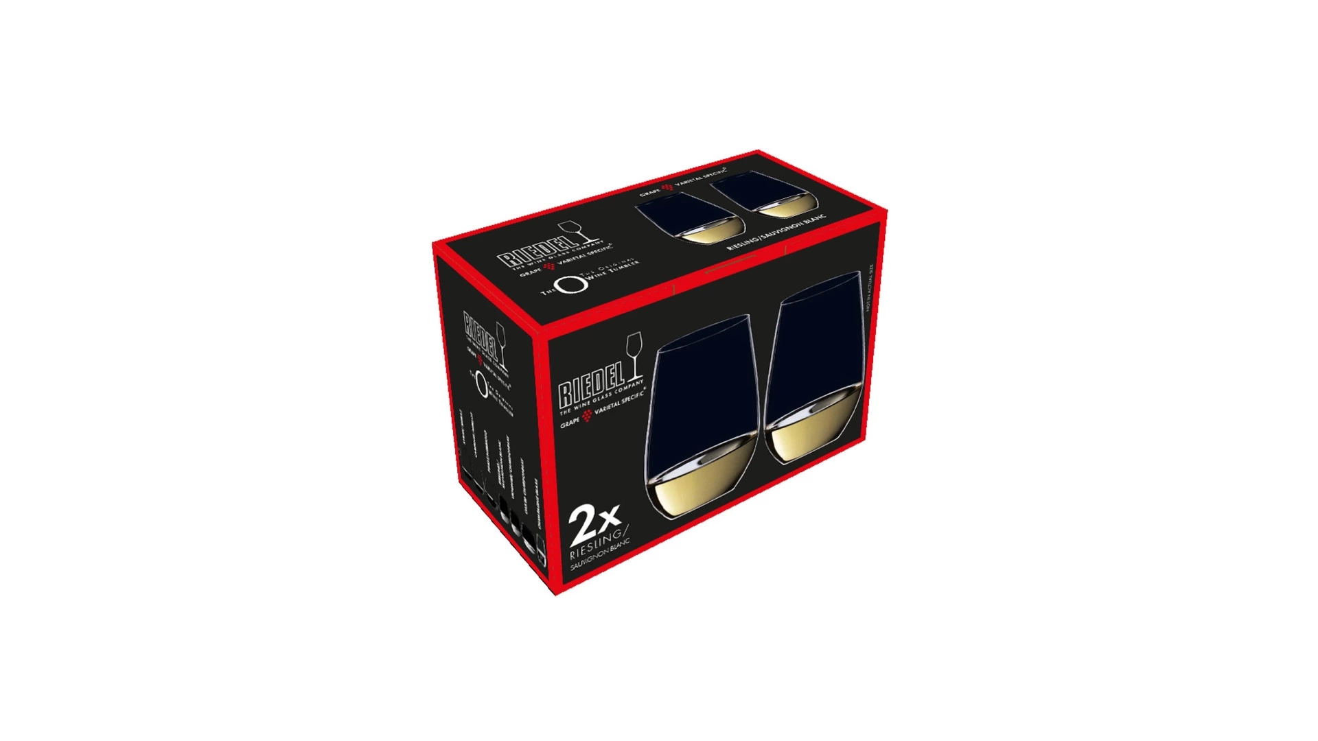 Набор стаканов для белого вина Riedel O Wine Riesling/Sauvignon Blanc 375 мл, 2шт, стекло хрустально