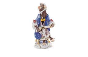 Фигурка Meissen 12 см Певица Обезьяний оркестр