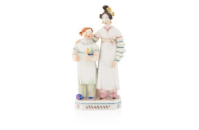 Фигурка Meissen 19,5 см Сестры, Пауль Шойрих, 1930г