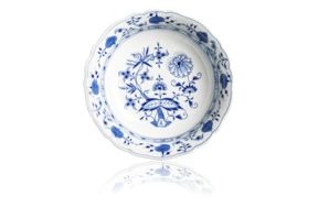 Салатник Meissen круглый 27 см Луковый декор