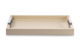 Поднос прямоугольный с ручками GioBagnara Виктор 27,5х38 см, слоновая кость