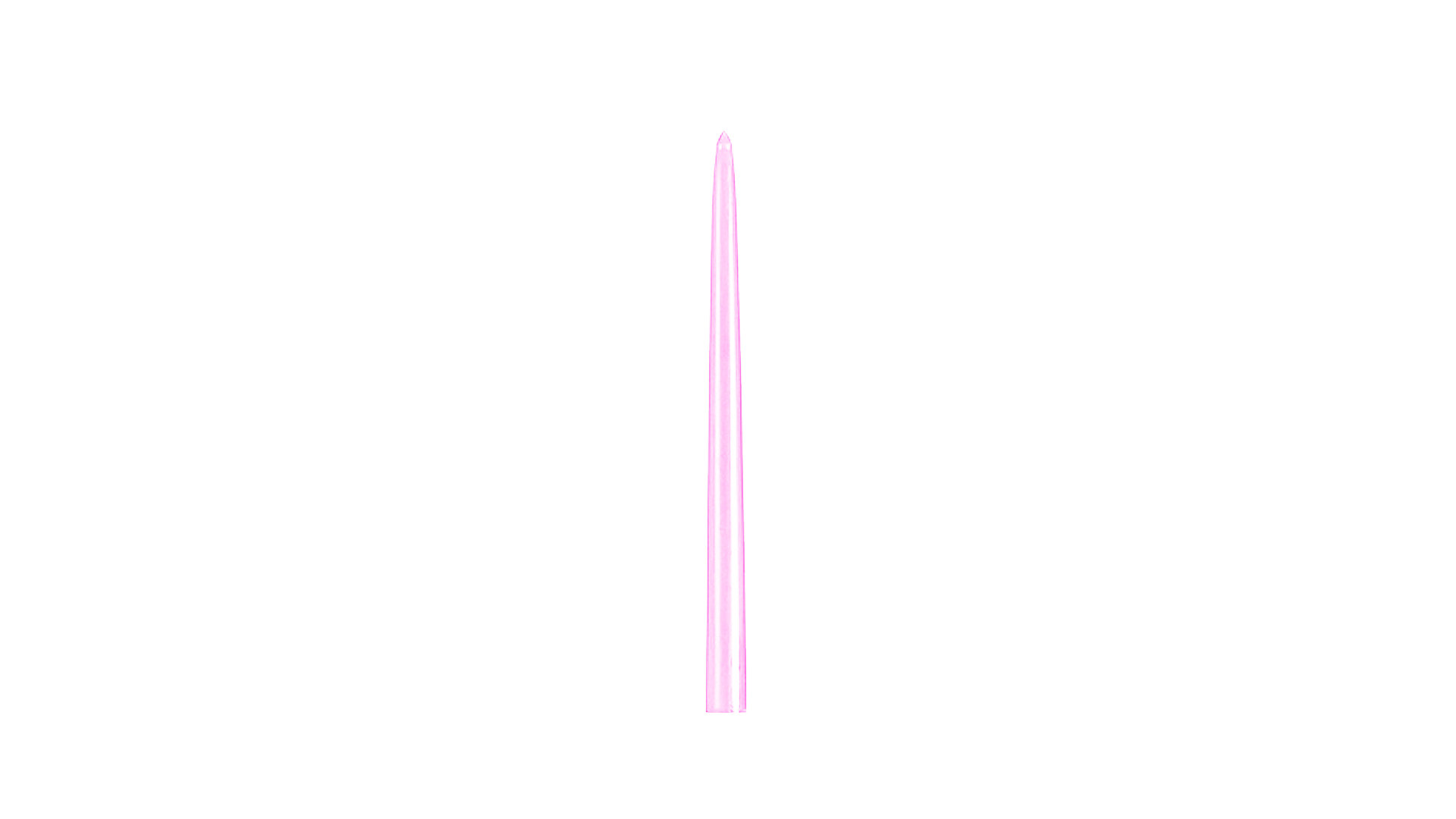 Свеча Point a la ligne 29 см, розовая