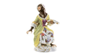Фигурка Meissen 12,5 см Певица Обезьяний оркестр