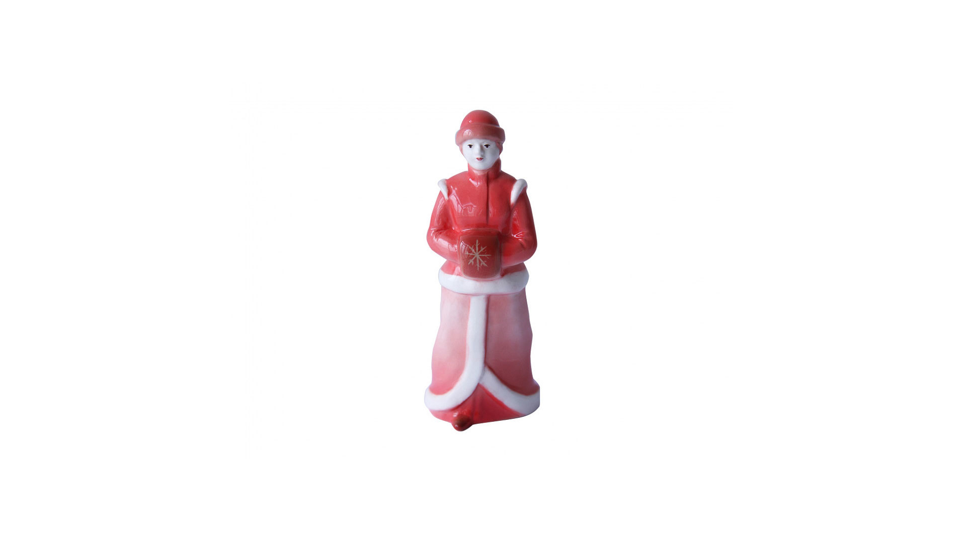 Скульптура ИФЗ Красный нос Снегурка, фарфор твердый