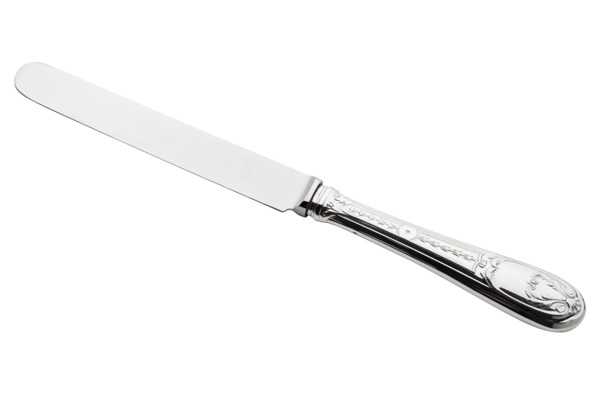 Нож столовый 25,5см "Бурбон" (серебро 925пр)