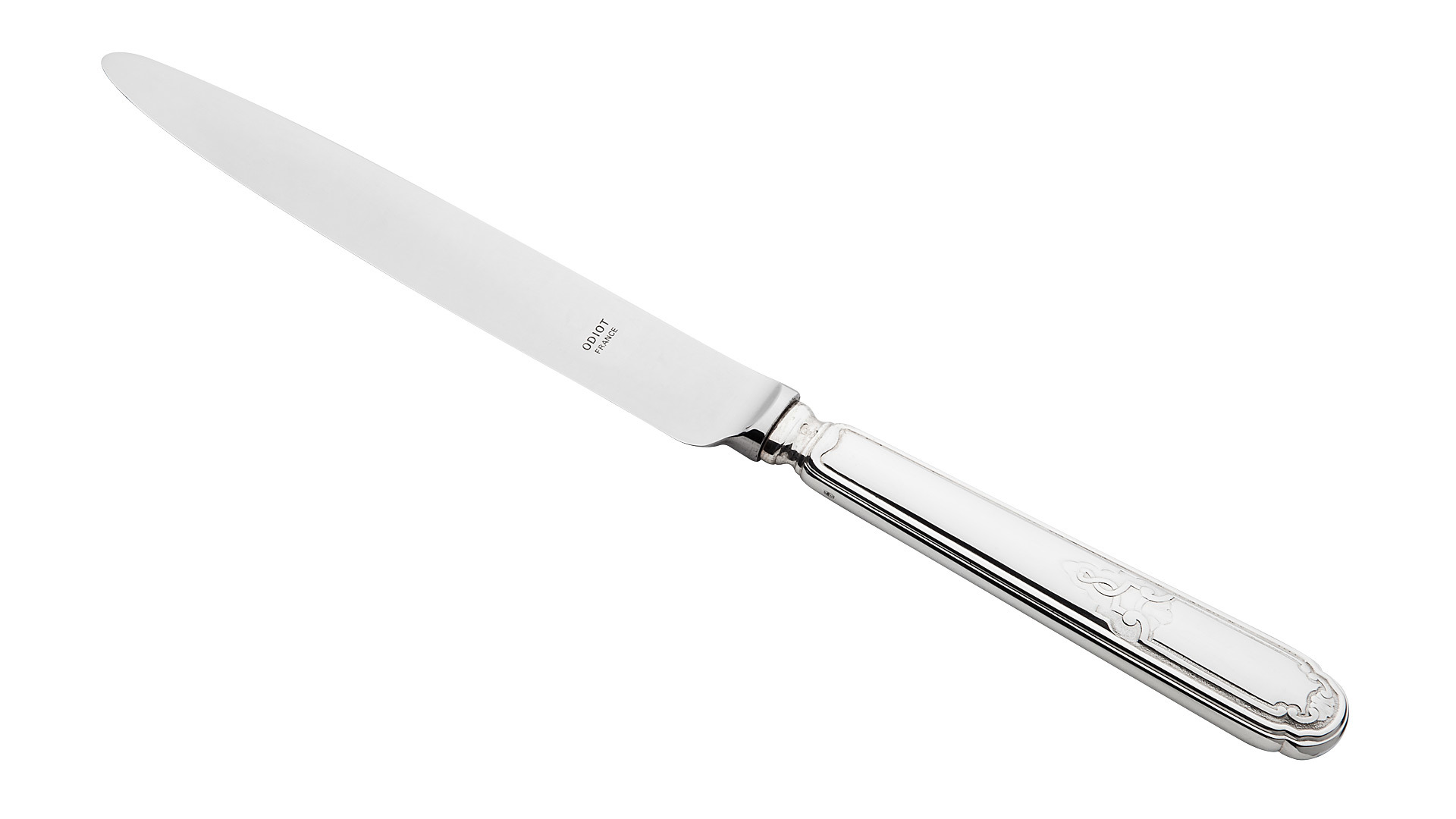 Нож столовый 24см "Дофин" (серебро 925пр)