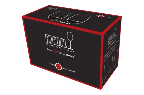 Набор стаканов для красного вина O Wine Tumbler Cabernet/Merlot Riedel, 620мл, 2шт, стекло хрустальн