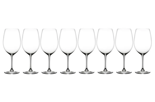Набор бокалов для красного вина Riedel Vinum Cabernet/Merlo 650 мл, 8шт по цене 6-ти, хрусталь
