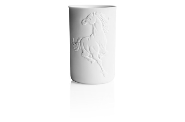 Чашка-бокал для горячих напитков Furstenberg Лошадь, белая