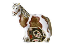 Пресс-папье Royal Crown Derby Уэльский пони 20см (лим.вып.500)