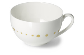 Чашка чайно-кофейная Dibbern Золотой жемчуг 250 мл, фарфор костяной