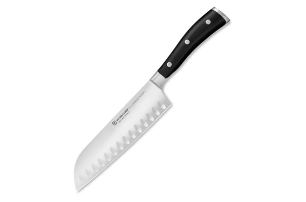 Нож кухонный Сантоку Wuesthof Classic Icon 17 см, сталь кованая