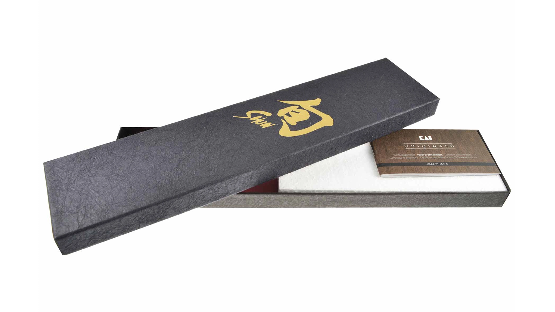 Нож поварской Шеф KAI Шан Классик 20 см с грантонами, дамасская сталь, 32 слоя