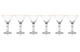 Набор из 6 бокалов для мартини Moser Офелия 170 мл