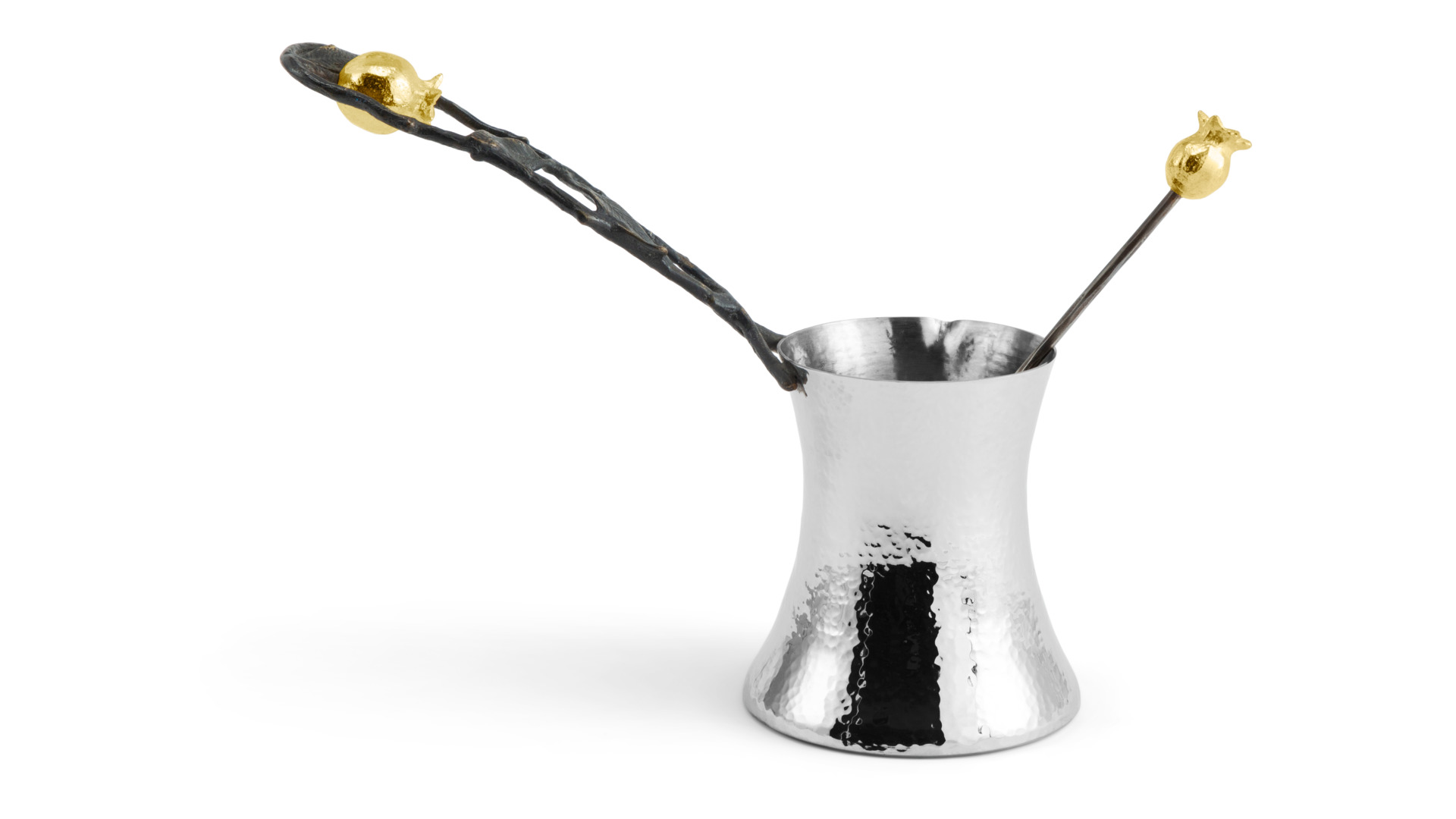 Турка для кофе с ложкой Michael Aram Гранат 23 см, сталь нержавеющая