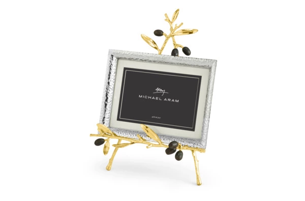 Рамка для фото на подставке Michael Aram Золотая оливковая ветвь 13х18 см