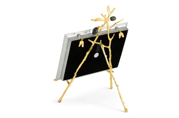 Рамка для фото на подставке Michael Aram Золотая оливковая ветвь 13х18 см