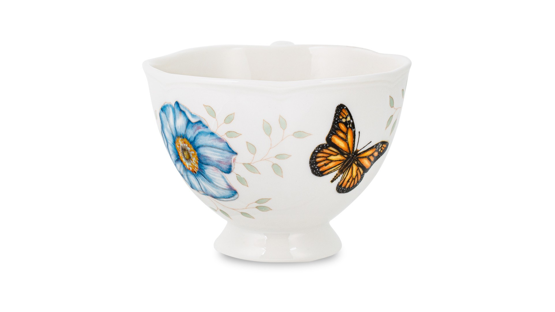 Чашка чайная с блюдцем Lenox Бабочки на лугу Бабочка Монарх 240 мл
