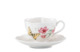 Чашка чайная с блюдцем Lenox Бабочки на лугу.Бабочка-Парус 240 мл