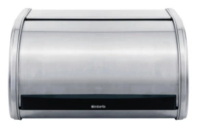 Хлебница со сдвигающейся крышкой Brabantia 17,3х26,5х31,6см, сталь матовая