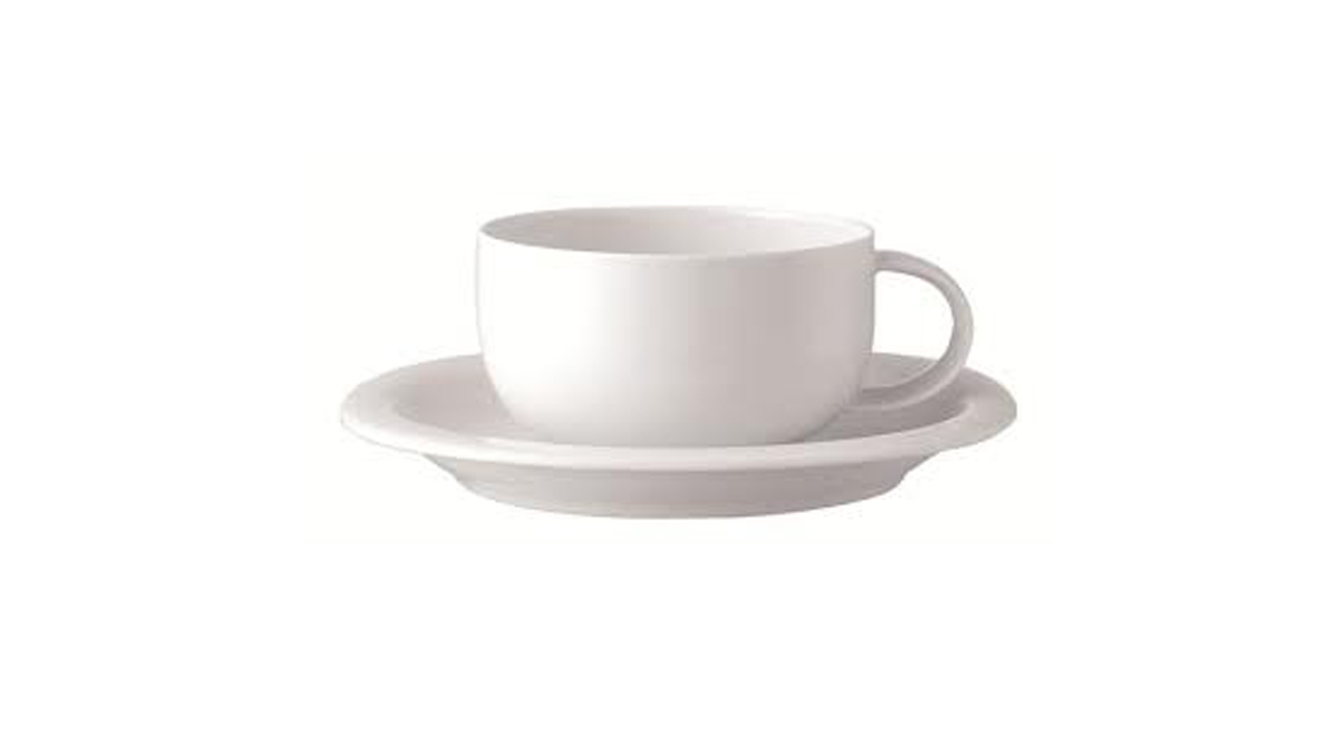 Чашка чайная с блюдцем Rosenthal Суоми 230мл, фарфор, белая