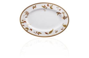 Блюдо овальное Noritake Айла Золотой кант 37 см
