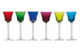 Набор бокалов для белого вина Saint-Louis Аполлон 130 мл, 6 цветов, 6 шт