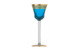 Бокал для белого вина Saint-Louis Цветок чертополоха 130 мл, голубой