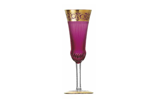Фужер для шампанского Saint-Louis Цветок чертополоха 90 мл, аметист